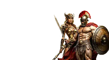 Ancient Greek warriors with a sword and shield symbolize the reload bonus at Eldorado Web Casino. Repeat deposits reward players with additional bonuses.