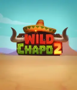 Step into the lively Mexican desert with Wild Chapo 2 slot by Relax Gaming, showcasing a whimsical bull wearing a sombrero against a serene desert backdrop. This graphic captures the fun and adventure of the game, ideal for fans of animated adventure slots, offering a delightful play experience.